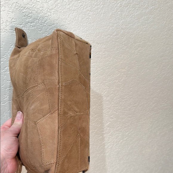 Leopard Print Faux Hair Tote, Travel or Makeup Bag, and Pouch Set - Picture 8 of 12